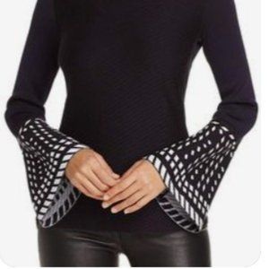 NIC+ZOE Falling Star Bell Sleeve Sweater (NWOT)